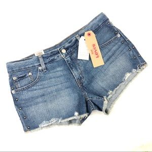 BNWT Levi’s ‘Shortie Short’ blue denim shorts
